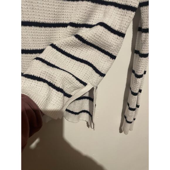 Ralph Lauren Denim Women's Boatneck Knitted Long Sleeve Casual Top Striped XS - Picture 5 of 7